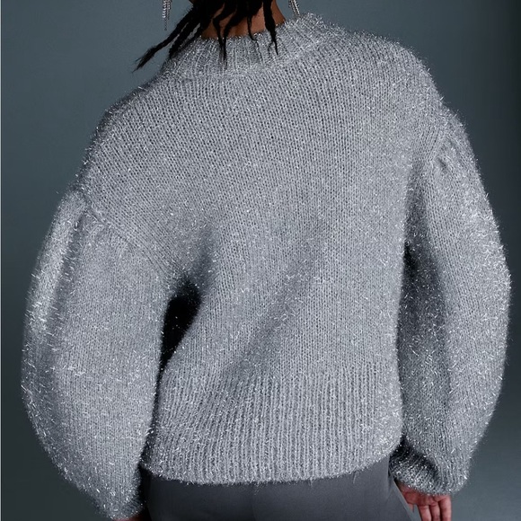 H&M BALLON SLEEVE SWEATER - Picture 3 of 5